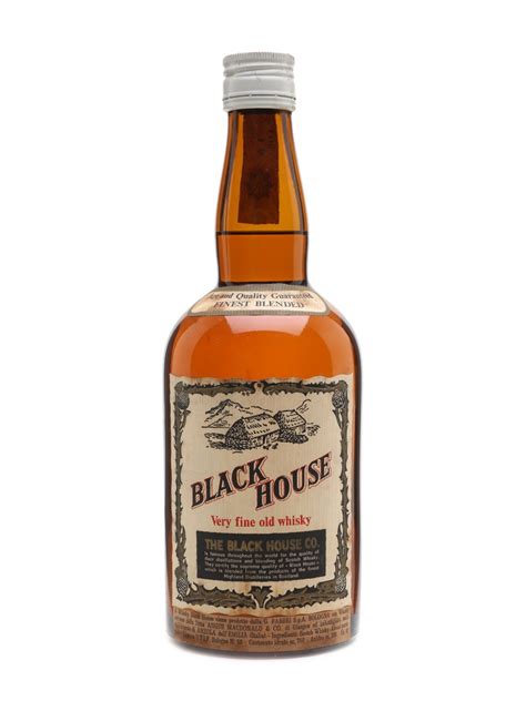black house liquor bottle